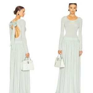 Helsa Aesther Jersey Dress in Seafoam